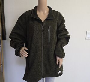 Orvis Men's Deep Green Fleece Zip